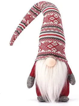 Коледна Украса За Елфи Украса Благодарение На Оценят Дарове В Деня На Раждането На Шведски Джуджетата Tomte Празничен Джудже Ръчно Изработени Безлични Кукла