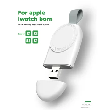Преносимо Безжично Зарядно за Apple Watch iWatch 1/2/3/4 Магнитен USB Гривна Адаптера за Безжична зарядно устройство ще захранване на Зарядно устройство База