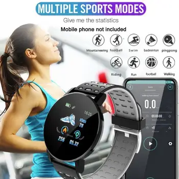 2020 Нови 3D спортен часовник с Крачкомер Мъжки Смарт часовници Фитнес скорост на IOS Часовници Смарт часовници Монитор на сърдечната честота Женски за Android L0L1