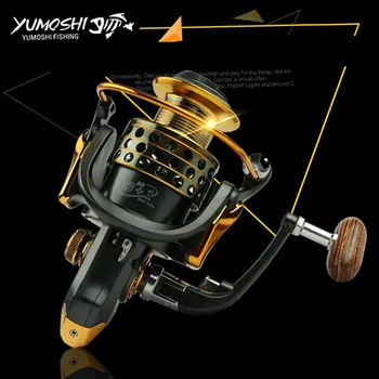 Yumoshi нова метална чаша Изцяло метална рокер серия 1000-7000 13+1BB спиннинговая макара, без разлика риболовна макара