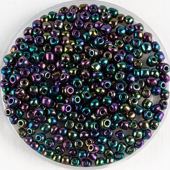 Търговия на едро с метални ярки цветове 200 бр. 4 мм чешки мъниста свободни мъниста производство на бижута гривна и обеци ръчно изработени САМ материал