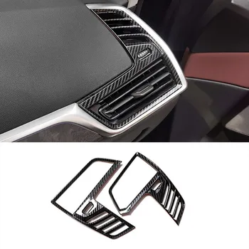 ABS С двете Страни Изходна Рамка на Климатика Декоративна Капачка Тапицерия 2 бр. За BMW X5 G05 2019 LHD Цвят карбон Оформление на автомобила