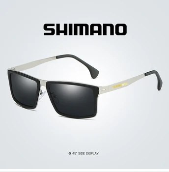 Нови Риболовни очила Shimano За мъже и жени За отдих на открито Ретро Модерен Рибарски слънчеви очила за шофиране Поляризирани слънчеви очила слънчеви очила