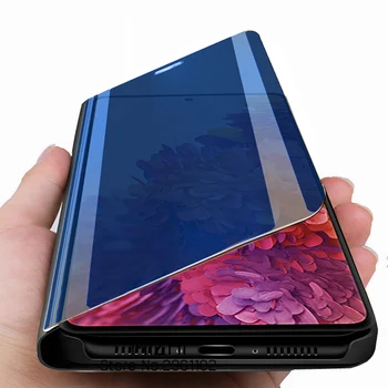 За Samsung S20 Fe Фен Edition Lite калъф smart-огледално флип калъф за samsung galaxy S20 FE 5 г S20FE поставка книгата калъф-за награда