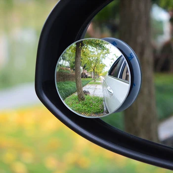 Автомобилно Паркинг Автомобилно Огледало 360-Градусное Бескаркас Огледало За Слепи Зони Широкоугольное Кръгла Куполна Огледалото Малко Кръгло Странично Огледало За Обратно Виждане