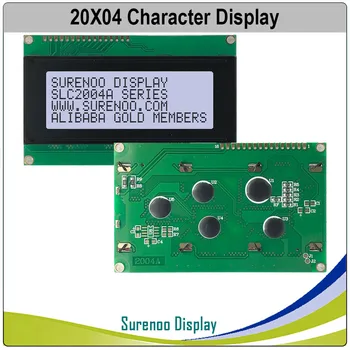 Английски Японски Руски Европейския 204 20X4 2004 Знаков LCD модул на Екрана на дисплея LCM е с led подсветка
