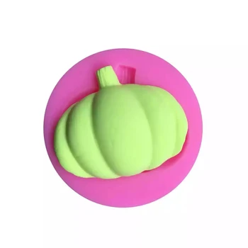 3D Хелоуин Тиква Форма на Силиконовата Форма За Торта Мухъл Бонбони Захар Занаят Скърпвам Украса на Тортата Gumpaste Инструменти Украса