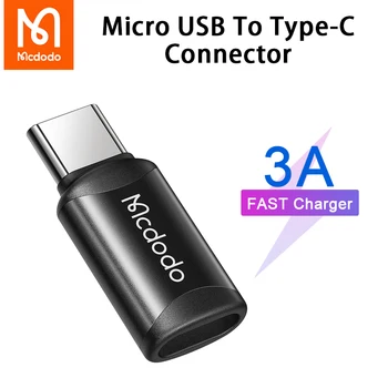 Mcdodo OTG Micro USB към USB Адаптер Тип C 3A Бързо Зареждане За Xiaomi Huawei iPad Pro S10 на Samsung Зарядно Устройство Кабел За Данни Конвертор