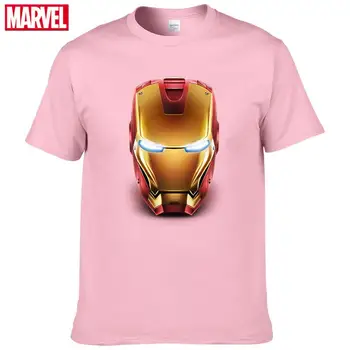Marvel Отмъстителите Тони Старк Железния човек Тениска с къс ръкав, Мъжки тениски с къс ръкав 2021 Летни графични тениски Топ #29