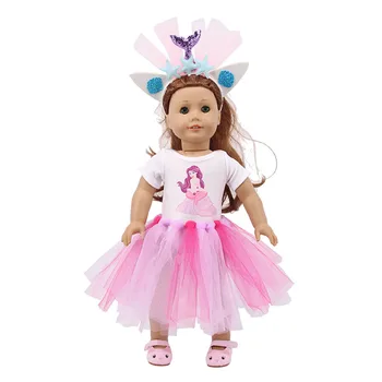 Стоп-моушън дрехи Рокля Ръчна изработка за 18-инчовата Американската Кукла, Аксесоар За Момичета, Играчка 43 см Дрехи за новородени Аксесоари за Кукли на Нашето Поколение