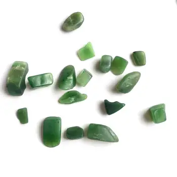 Зелен нефрит обвалившийся камък cuarzos piedras натурални минерални кристали, лечебни скъпоценни камъни рейки, фън шуй кристайс украса на подарък