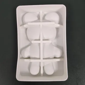Голям Размер 3D Прекрасен Мечката Силиконова Форма За муса Креативна Ронлива Шоколад Форма Инструменти За украса Торта, Аксесоари За печене