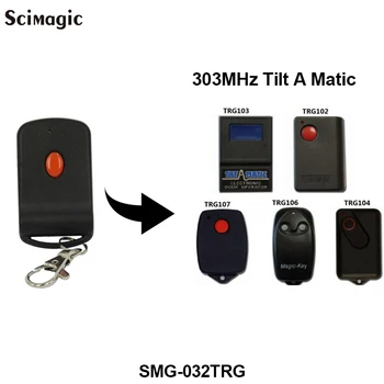 3 бр. Наклонете Matic TRG102 TRG103 TRG104 TRG106 TRG107 303 Mhz гараж вратата дистанционно управление предавател гараж екип