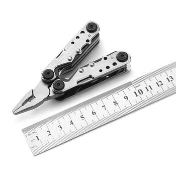 Малки Многофункционални Клещи за Ножове От Неръждаема Стомана Сгъваема Мини Клещи Външен Авариен EDC Нож Инструмент Подарък Нож