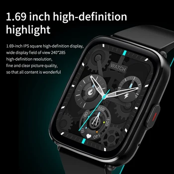Смарт часовници LIGE За мъже с пълен Сензорен Екран, Водоустойчив Женски Спортен Фитнес тракер 2021 Нов Bluetooth-предизвикателство Смарт часовници за Android и IOS