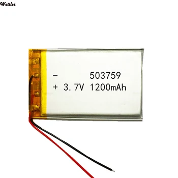 503759 3,7 1300 mah литиево-полимерна Литиево-йонна Батерия За видеорегистратора Mp4 PAD САМ Vedio мобилен GPS навигатор
