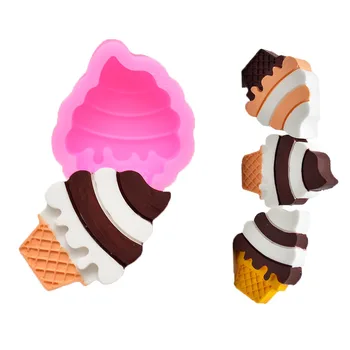 3D Конус Сладолед Силиконова Форма За торта Помадные Форми на Инструментите за украса на торта, Шоколадови Декорации Форма За печене