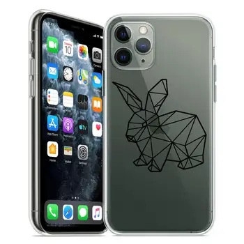 Животното Лъв Еднорог Калъф за телефон за iPhone 12 11 Pro X XR XS MAX 8 7 6 Плюс 5 SE за iPhone 12 мини Силиконов Защитен ръкав