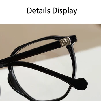 Анти-Синя Светлина Късогледство Очила за Жени Мъжка Мода Многоъгълник Готови Очила по Рецепта на 0~-6.0 Студенти Компютърни Очила