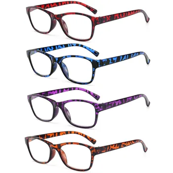 Очила за четене за мъже и жени с пружинным тръба на шарнирна връзка, за дальнозорких точки Цветни Качествени слънчеви очила за четене от 1,0 до 4,0