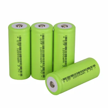 Литиево-йонна зарядно устройство ще захранване на батерията gtf 26650, 3,7 В, 12000 mah, за лампи, фенери, батерии енергия