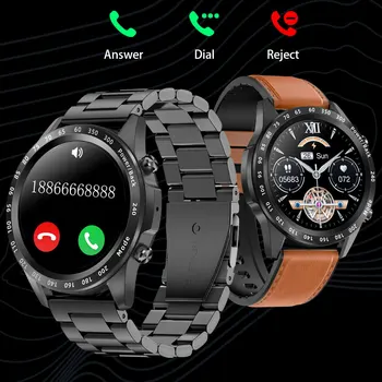 SENBONO 2022 Нови Мъжки Смарт часовници Дамски 1,3-инчов Екран За набиране на наблюдение на сърдечната честота Водоустойчив Смарт часовници за IOS и Android