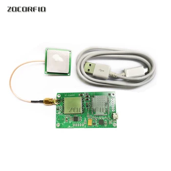 USB(RS232) UHF RFID четец писател 5 см-3 м антена на далечни разстояния uhf RFID модул с безплатен SDK етикет за Raspberry pi