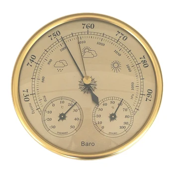 Барометър Термометър, Влагомер Метеорологичната Станция Барометрическое Налягане Измерване На Температура И Влажност Удобен За Четене Дисплей