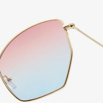 AKAgafas Слънчеви очила, с наклон в голям рамки За жени 2021 Нова Реколта Метални Луксозни Класически Очила Ретро Oculos De Sol Feminino UV400