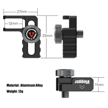 Кабелен скоба за Заключване на Скоба за кабели Хонорар HDMI-съвместим за Sony A6500 /A6400 /A6300 /A6000 Фотоапарат DSLR Камера Клетка Комплект за снимане Настройка