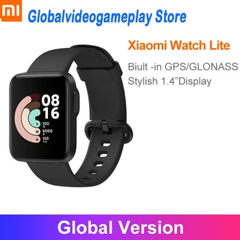 Xiaomi Mi Watch Lite GPS Фитнес Монитор на Сърдечната честота Тракер 1.4-инчов alarm clock Redmi Смарт Часовници Гривна Глобалната версия