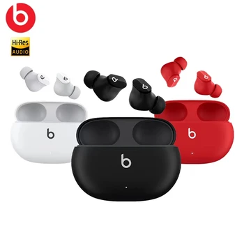 Beats Studio Рецептори Истинска Безжична Слушалка За сън TWS Bluetooth Слушалки Спортни слушалки със защита От изпотяване с микрофон Спортни игри тапи за уши