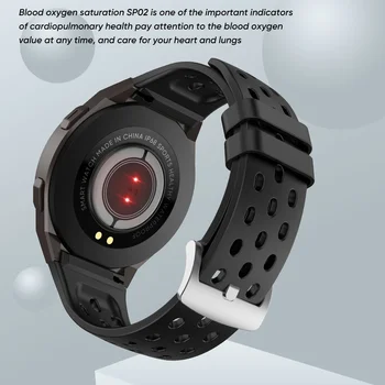 Мода Нов Пълен Сензорен Екран Фитнес Тракер Смарт Часовници Мъжки наблюдение на сърдечната честота, Кръвното Налягане Смарт Часовници За Android и IOS+Кутия