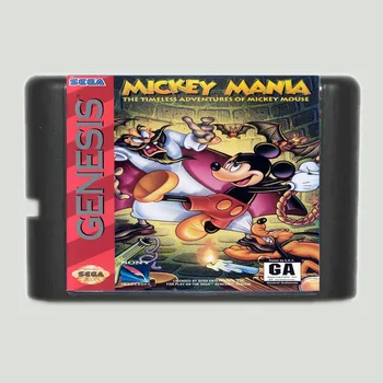 Мики Мания 16-битова игрална карта MD За Sega Mega Drive За Genesis