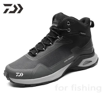 Нова Риболовна обувки Daiwa за мъже Дишаща Водоустойчива обувки на открито устойчива на плъзгане Мъжки обувки 2021 Ежедневни Бягаща пешеходната Риболовна обувки