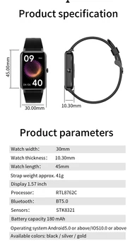 за Samsung Galaxy S21 Ultra Note 20 S21+ S20 FE F9160 Смарт часовници 1,57-инчов Цветен Сензорен Екран Фитнес Гривна смарт часовници