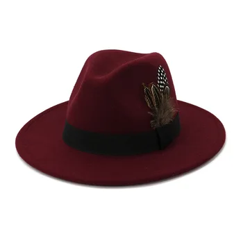 филц шапки с жълто перо, мъжки фетровая шапка, мъжка шапка с панама, шапка унисекс, филц шапки военен цветове, шапка с голяма периферия, църковна шапка, шапка за партита