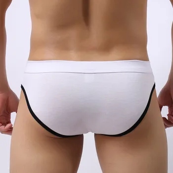 Нови мъжки секси гащи модални дишащи с дълъг разделение на носа отворени панталони гащи
