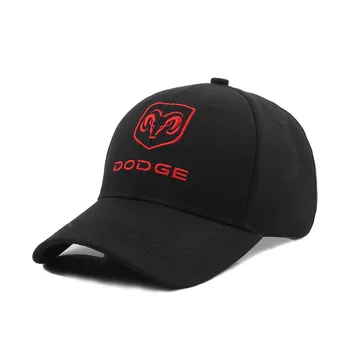 За футбол потници, бейзболни шапки с логото на Dodge Модерни мъжки спортни шапки за състезания на открито Унисекс Памучен бродерия възстановяване на предишното положение Папина шапка Кост на едро