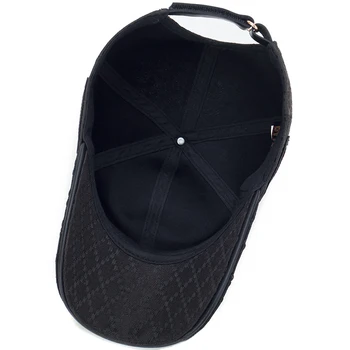 Бейзболна шапка за Мъже за дънки Папина шапка с бродерия на Черен шофьор на камион Луксозна Марка Нови Дизайнерски ежедневни аксесоари на защелке