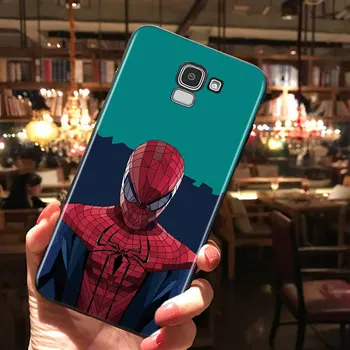 Супер Герой Отмъстителите Човек-паяк за Samsung Galaxy J8 J6 J7 J5 J3 J4 J2 Prime Duo Plus Основната EU 2016 2017 2018 Калъф за вашия телефон