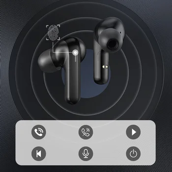 Haylou GT3 PRO Хибридна Технология Аудио Слушалки, Bluetooth намаляване на шума DSP GT3 Интелигентно Сензорно Управление Безжични Слушалки Слот
