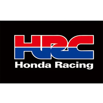 3x5 фута Honda Мотоциклет Състезателни HRC Флаг Полиестер Висящ Банер за вашия интериор