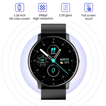 Xiaomi ZL02 Смарт часовници за мъже и жени Водоустойчив Сърдечен Ритъм Фитнес Мъжки Спортни Смарт часовници за iPhone Android Huawei Samsung